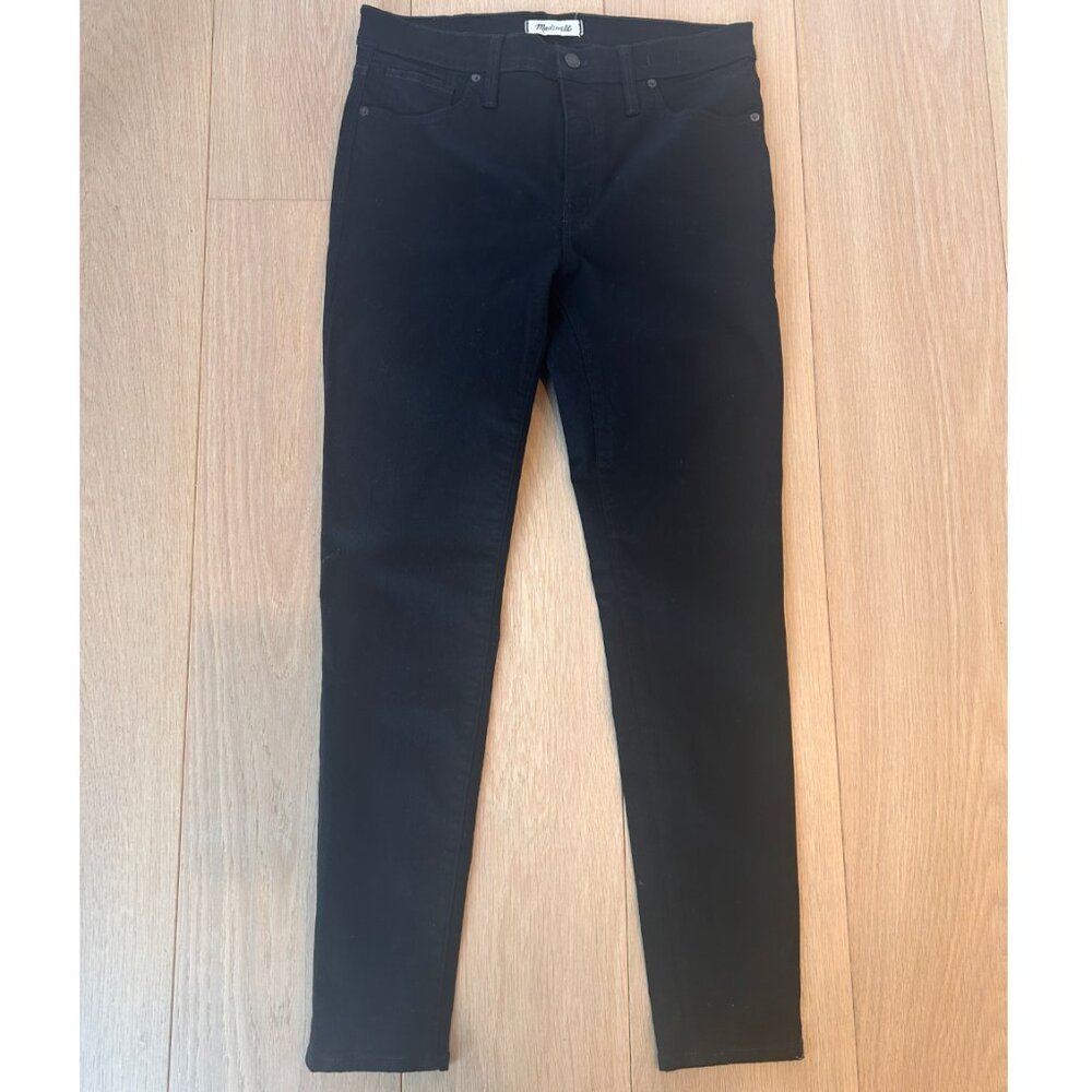 Madewell 9" High Riser Skinny Skinny, size 31T,  black (rise is actually 10.5")